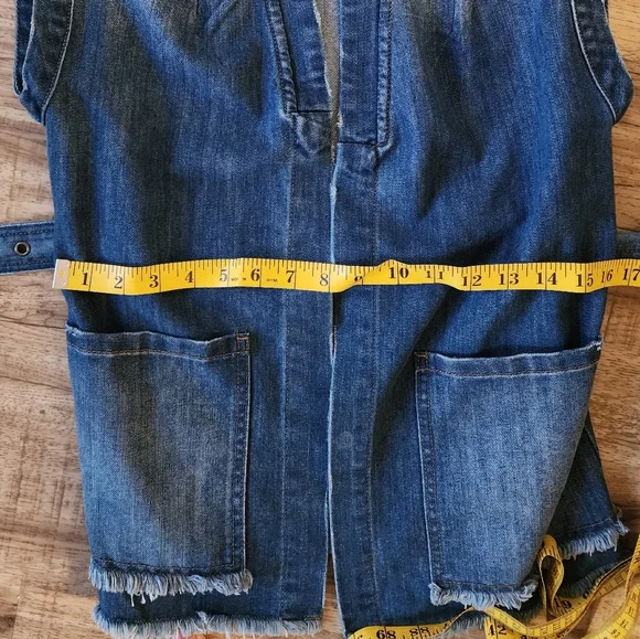 Only Denim Vest, Tie Waist - Picture 5 of 5